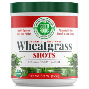 グリーンフーズ ウィートグラスショット(30食分) 150g GREEN FOODS CORPORATION Wheat Grass Shot (30 Serving) 5.3 OUNCE 【お取り寄せ商品】