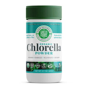 O[t[Y I[KjbN NpE_[ 60g GREEN FOODS CORPORATION Organic Chlorella Powder 2.1 OUNCE y񂹏iz