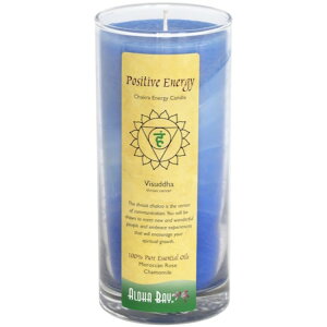 AnxC Lh `NGiW[W[ |WeBuGiW[ u[ 312g ALOHA BAY Candle Chakra Energy Jar Positive Energy Blue 11 OUNCE y񂹏iz