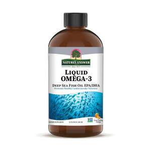 ネイチャーズアンサー 液状オメガ3 ディープシーフィッシュオイル EPA/DHA 454g NATURE'S ANSWER Liquid Omega 3 Deep Sea Fish Oil EPA/DHA 16 OUNCE 【お取り寄せ商品】