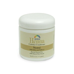 レインボーリサーチ ニュートラルヘナ 113g RAINBOW RESEARCH Neutral Henna 4 OUNCE 【お取り寄せ商品】