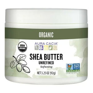 I[JVA I[KjbN VAo^[  92g AURA CACIA Shea Butter Unrefined FTC Certified Organic. 3.25 OUNCE y񂹏iz