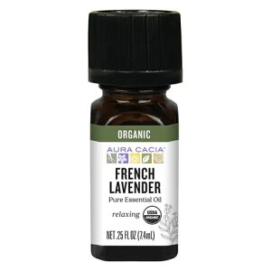 I[JVA I[KjbNGbZVIC t`x_[ 7g AURA CACIA French Lavender Certified Organic. 0.25 OUNCE y񂹏iz