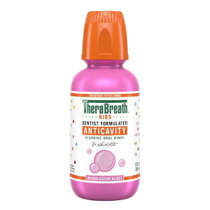 �Z���u���X �L�b�Y �t�b�f�z�� ����t �o�u���K���u���X�g���� ��295ml TheraBreath Kids Anticavity Fluoride Oral Rinse Bubblegum Blast Flavor 10 fl oz �y�����񂹏��i�z�y���킹�Ĕ��������z