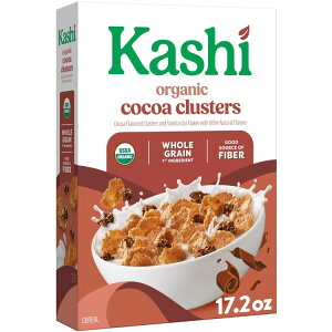 �J�V ���H�p�V���A�� �I�[�K�j�b�N �R�R�A�N���X�^�[ 478g Kashi Breakfast Cereal, Organic, Whole Grain, Cocoa Clusters, 17.2oz �y�����񂹏��i�z