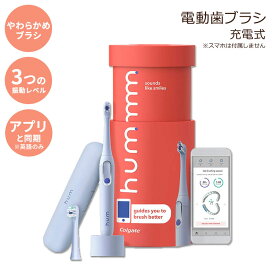 コルゲート 電動歯ブラシ 大人用 タイマー付 充電式 hum by Colgate Smart Electric Toothbrush Kit