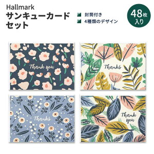 yő1000~OFFN[|z[؂Ȑlւ̃bZ[W]z[}[N TL[J[hZbg ԕ t 4 48Zbg Hallmark Thank You Cards Assortment Painted Florals   O[eBO