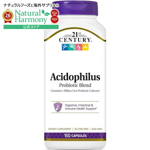 21st Century �A�V�h�t�B���X�v���o�C�I�e�B�N�X�u�����h 150�� 21St Century Acidophilus Probiotic Blend 150 Capsules �y�����񂹏��i�z�y���킹�Ĕ��������z