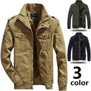 メンズカジュアル ミリタリージャケット ブルゾン ライダーズ メンズ 長袖ジャケット カーゴ フライトジャケット欧米風コート スタジャン 秋冬 お兄系 アメカジ