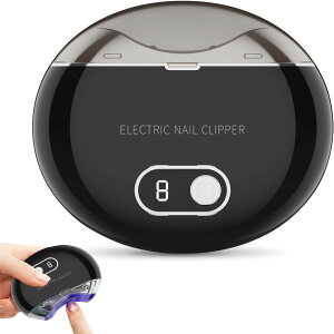 【育児師おすすめ】電動爪切り 自動爪切り 電動つめきり 三段階スピード 電動爪削り 電動爪やすり Type-C充電式 ワンタッチ LEDライト付き 簡単操作 安心 安全 爪切り 爪磨き 爪やすり付き 低