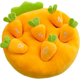 ペット おもちゃ うさぎ 犬 にんじん 噛む おやつ隠し エサ入れ ストレス発散 ノーズワーク (にんじん(大サイズ))