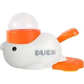 犬 知育玩具 アヒル型 おやつ 給餌器 餌入れ ペット おもちゃ ストレス解消 運動不足対策 小型犬 中型犬(ホワイト)