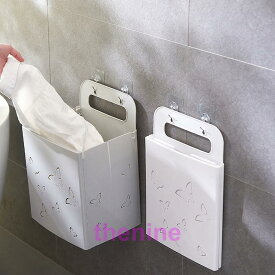 収納バスケット キッチン収納 壁掛け 通気設計 省スペース ランドリーバスケット 折りたたみ 持ち運び トイレ 浴室 寝