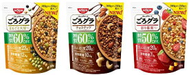 選べる2ケース日清シスコ ごろグラ 糖質オフ 大豆　糖質オフチョコ　糖質オフ果実12個（2ケース）