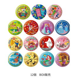 BOX/12個セット　 Disney Characters 刺繍缶バッジビスケット2　福島北倉庫