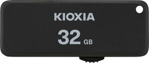KIOXIA�@�L�I�N�V�A�@USB�t���b�V�������� 32GB USB2.0 �X���C�h���@KLU203A032GK �u���b�N �@�����k�q��