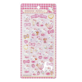 ハローキティ　ピンク　ボンボンドロップシール　東京西倉庫