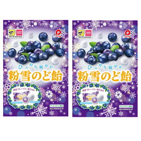 2袋セット パイン(Pine) 粉雪のど飴　ブルーベリー 東京西倉庫