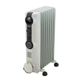 デロンギ DeLonghi HJ0812-BK オイルヒーター HJ0812BK　ホワイト×ブラック　福島南倉庫