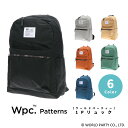 Wpc.Patterns ワールドパーティー ペタル Petale 1P リュック リュックサック ディパック デイバッグ 婦人 女性 レディース バッグ バック 鞄 カバン かばん ポケット シンプル 耐水 撥水 軽量 はっ水 撥水加工 旅行 トラベル キャリーオン キャリーバーループ 母の日 31027