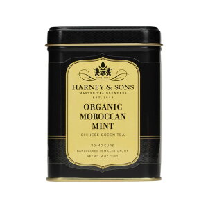 �yHARNEY & SONS�����zOrganic Moroccan Mint �I�[�K�j�b�N�E�����b�J���E�~���g�yLoose Leaf�z�y�n�[�j�[�A���h�T���Y�z�g�� �M�t�g