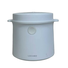 【中古】炊飯器 低糖質炊飯器 炊飯ジャー マイコン式 LOCABO ロカボ ホワイト JM-C20E-W 0.9L 5合炊き 糖質カット 2合まで デジタル 保温機能 予約 送料無料!!【当日9時までのご注文で当日発送!!】