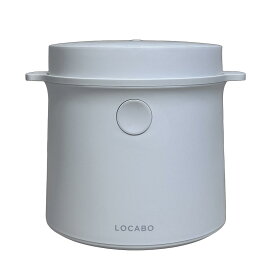 【中古】炊飯器 低糖質炊飯器 炊飯ジャー マイコン式 LOCABO ロカボ ホワイト JM-C20E-W 0.9L 5合炊き 糖質カット 2合まで デジタル 保温機能 予約 送料無料!!【当日9時までのご注文で当日発送!!】