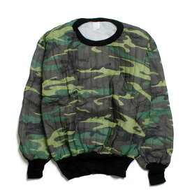US MILITALY アメリカ軍 60's CAMOUFLAGE QUILTING THERMAL TOPS カモ キルティングサーマル (DEAD STOCK)