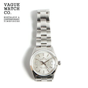 VAGUE WATCH Co. ���@�[�O�E�H�b�`�J���p�j�[ Every-One-Date �������� �r���v 34mm EL-L-003 �V���o�[