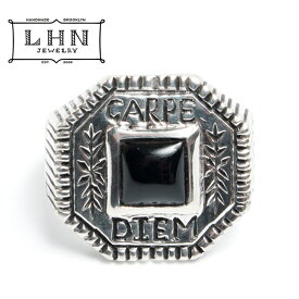 LHN Jewelry オニキス リング エルエイチエヌジュエリー 指輪 Carpe Diem Ring ハンドメイド アメリカ製