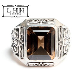 LHN Jewelry エルエイチエヌジュエリー Smokey Quartz Rocco Ring ロッコリング 指輪 ハンドメイド アメリカ製