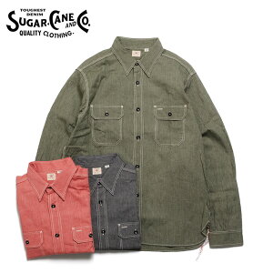 SUGAR CANE �V���K�[�P�[�� JEAN CORD WORK SHIRT (LONG SLEEVE) �W�[���R�[�h ���[�N�V���c SC25511
