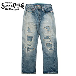 SUGAR CANE VK[P[ 14.25oz. DENIM 1947 REMAKE AGED MODEL (REGULAR STRAIGHT) fjpc SC41947SR