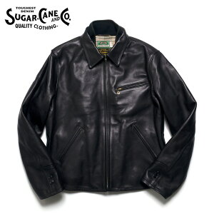 SUGAR CANE �V���K�[�P�[�� BLACK HORSE HIDE 1940�fs �gROUGH-IN�h SPORT JACKET WWII MODEL ���U�[�W���P�b�g SC80684