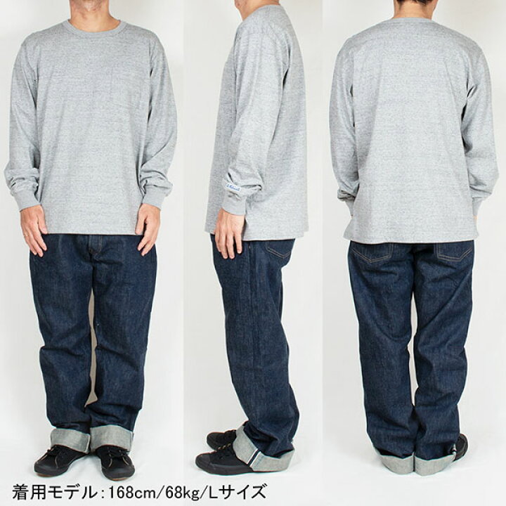 楽天市場】WHITESVILLE ホワイツビル LONG SLEEVE POCKET T-SHIRT 