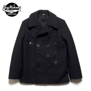 BUZZ RICKSON'S oYN\Y WILLIAM GIBSON COLLECTION Type BLACK PEA COAT s[R[g BR12394
