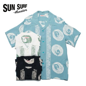 SUN SURF �T���T�[�t RAYON HAWAIIAN SHIRT �gORIENTAL BORDER�h ���� ���[���� �n���C�A���V���c SS39629