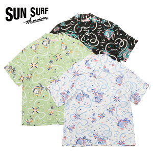 SUN SURF �T���T�[�t RAYON HAWAIIAN SHIRT �gAGE OF DISCOVERY�h ���� ���[���� �n���C�A���V���c SS39429