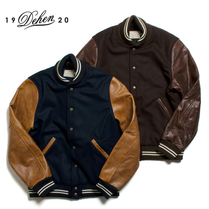 楽天市場】【セール20%OFF】 DEHEN ディーエン Varsity Jacket 