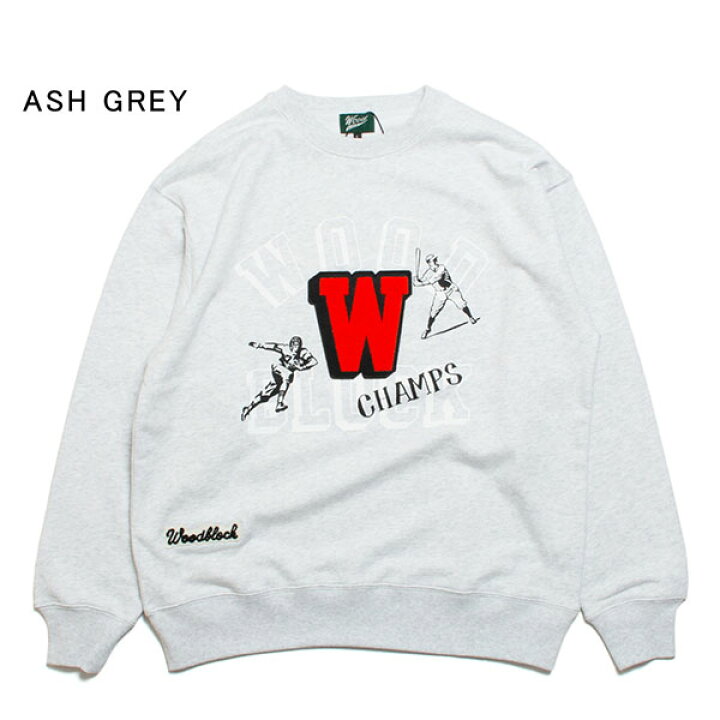 楽天市場】【セール60%OFF】WOODBLOCK ウッドブロック W PATCHED CREW 