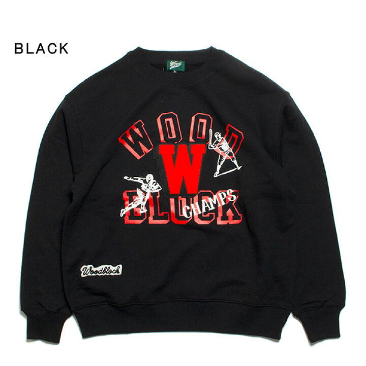 楽天市場】【セール60%OFF】WOODBLOCK ウッドブロック W PATCHED CREW 