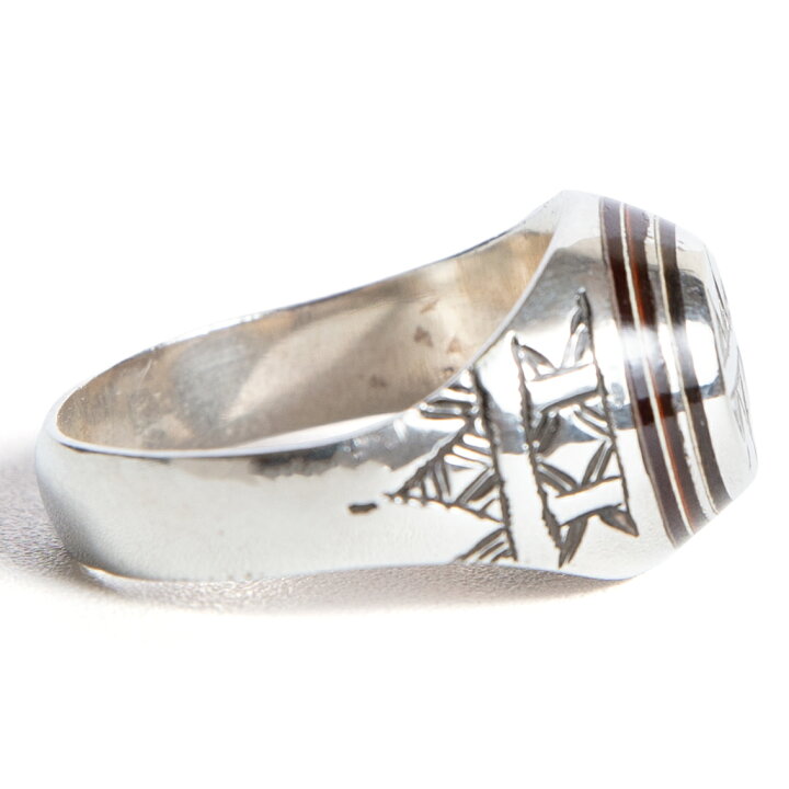 楽天市場】TOUAREG SILVER トゥアレグシルバー SILVER RING EBONY 