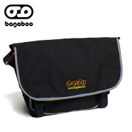 BAGABOO バガブー Standard Messenger Bag スタンダード メッセンジャーバッグ XS ブラック/マルチトリム