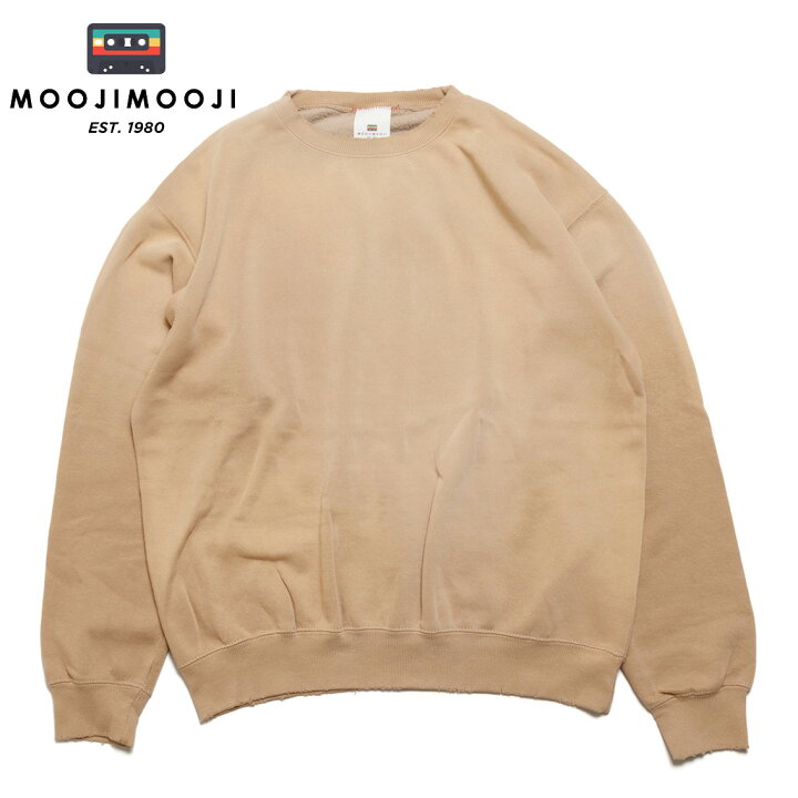 楽天市場】MOOJIMOOJI ムージムージ CLASSIC CREWNECK AGED クルー 