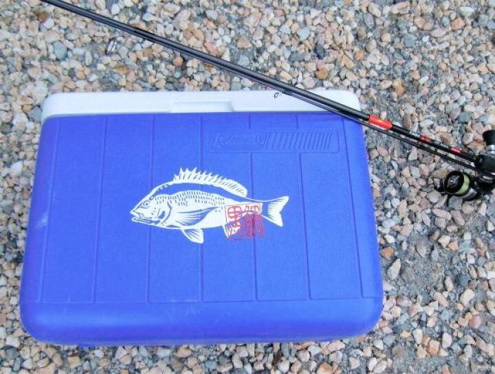 卸直営 釣り ステッカー 黒鯛 捕獲中 クロダイ 選べる2種 フィッシング 魚 クーラーボックス 車 リアガラス おもしろ