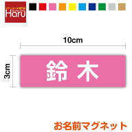 【 名前 マグネット 】お名前マグネット カラー 縦 3cm 横10cm ホワイトボード 磁石 会議用 スチールラッ…