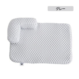 【マラソン★ペットベッド全品★最大40％OFF】ペットベッド クール 接触冷感 涼感 涼しい 冷たい スクエア あごのせ かわいい 可愛い S M L 枕付 小型 中型 犬 猫 通気性が良い 四角形 ひんやり ペット クールベッド ソファベッド カドラー いぬ ねこ ペットベット 大きい