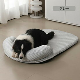 【マラソン★ペットベッド全品★最大40％OFF】ペットベッド クール 接触冷感 涼感 涼しい 冷たい 枕付き あごのせ S M L XL XXL 丸洗い 小型 中型 犬 猫 クッション付 楕円形 ひんやり ペット クールベッド ソファベッド カドラー いぬ ねこ ペットベット 大きい 小さい