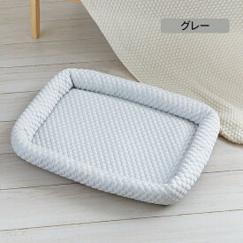 【マラソン★ペットベッド全品★最大40％OFF】ペットベッド クール かわいい 接触冷感 涼感 涼しい 冷たい スクエア S M L 丸洗い 小型犬 中型犬 犬 猫 あごのせ 四角形 ひんやり 取外し式カバー ペット クールベッド ソファベッド カドラー いぬ ねこ ペットベット ギフト