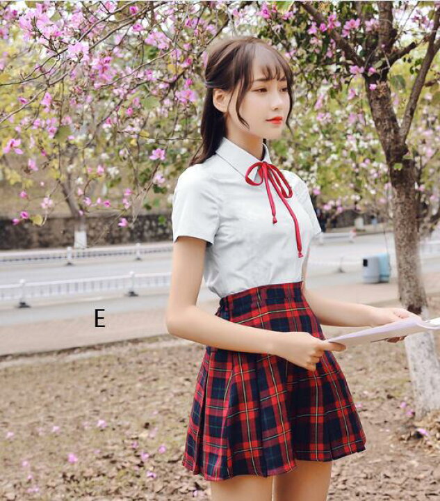 楽天市場 スーパーdeal セーラー服 長袖 学生服 サロペット 女子高生 コスプレ ブレザー 制服 セットブレザー ジャケット コート チェック柄 ミニスカート ボタン式 可愛い 学園祭 仮装 本格制服 学生 制服 可愛い 清純 学園祭 文化祭 仮装 Haru2 楽天市場店